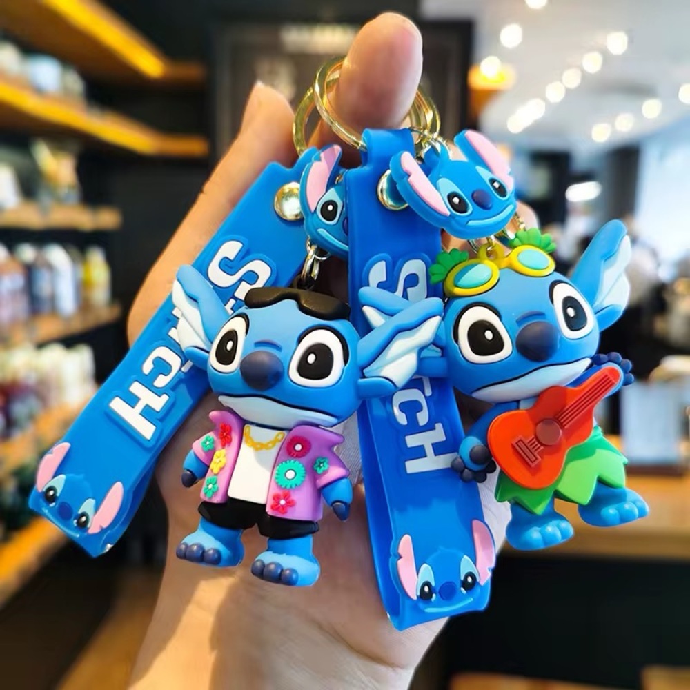 Stitch Cartoon Keychains For Girls Boys, Cute Pendant Keychains Accessory 2